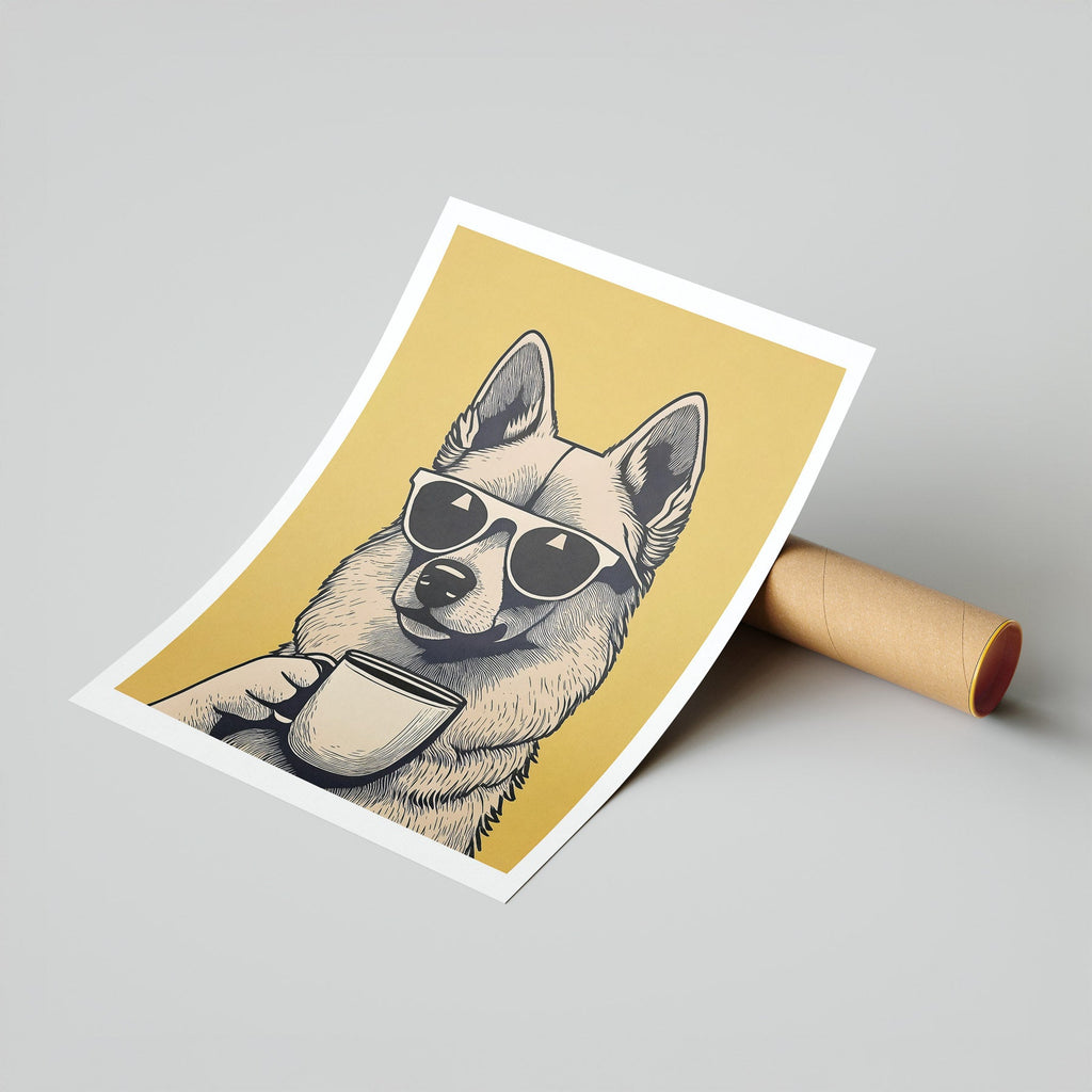 German Spitz Chillin Coffee Dog image 7