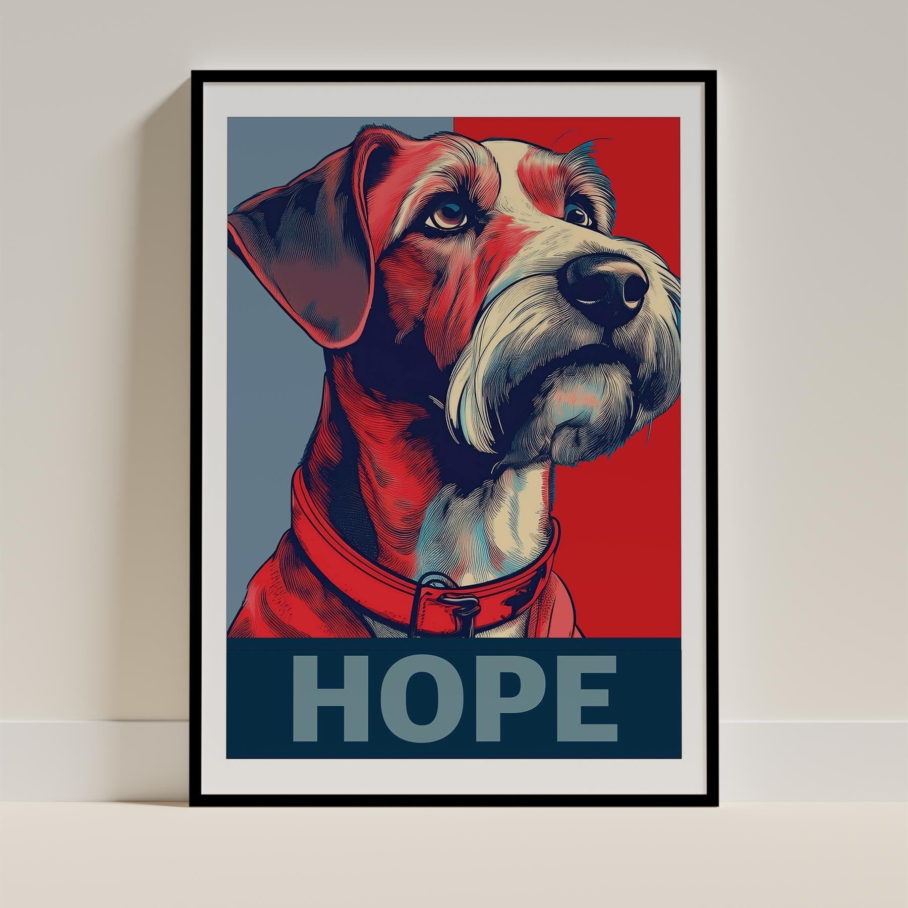 Irish Terrier HOPE Series Inspired by the Obama Poster image 11