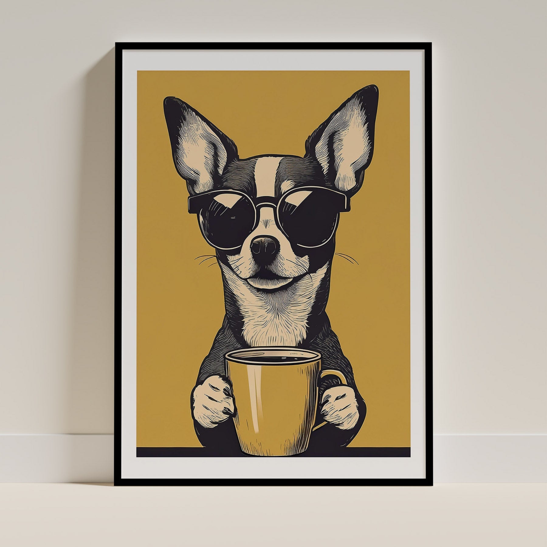Chihuahua Chillin Coffee Dog image 0