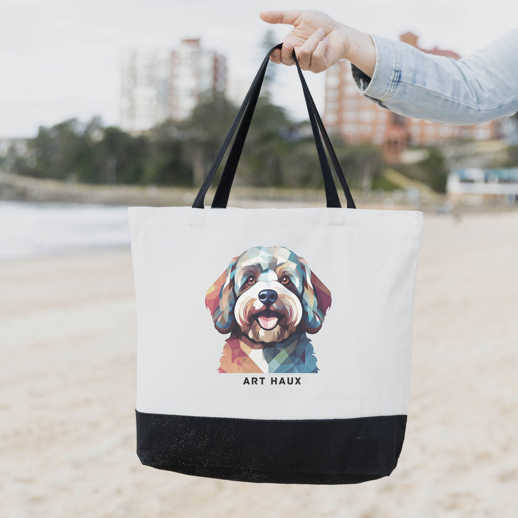 Bichon Frise Chic Graphic Art Bag image 1