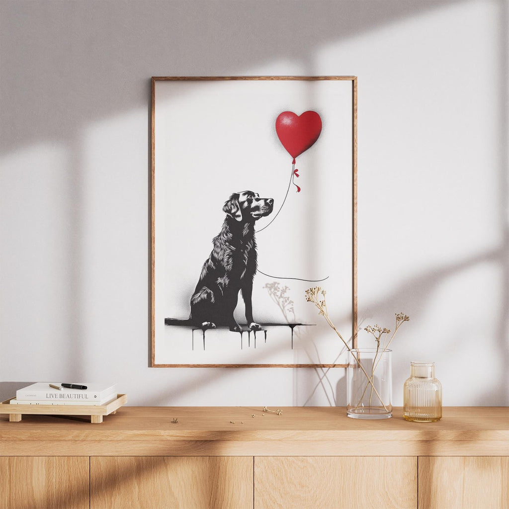 Murray River Retriever DOGSY Series inspired by the Art of Banksy image 8