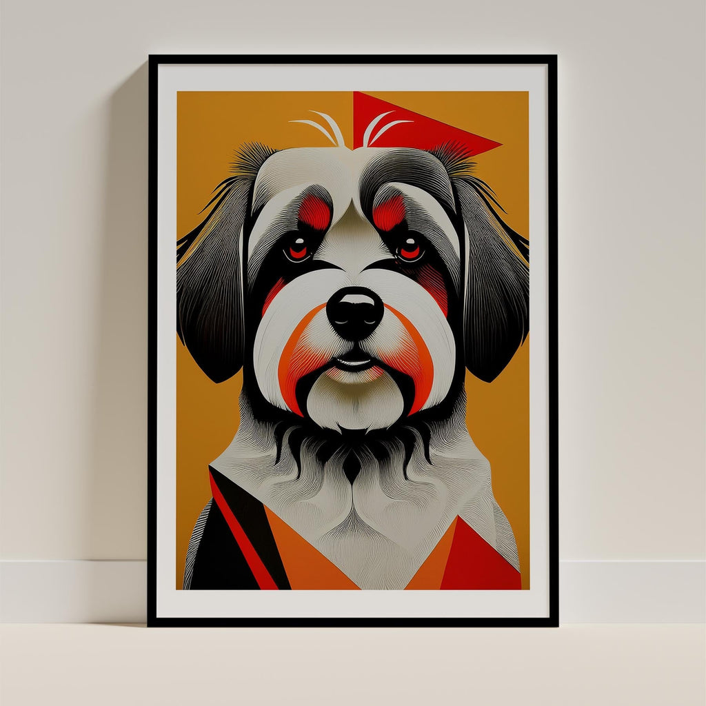 Havanese Geometric Orange Series image 0