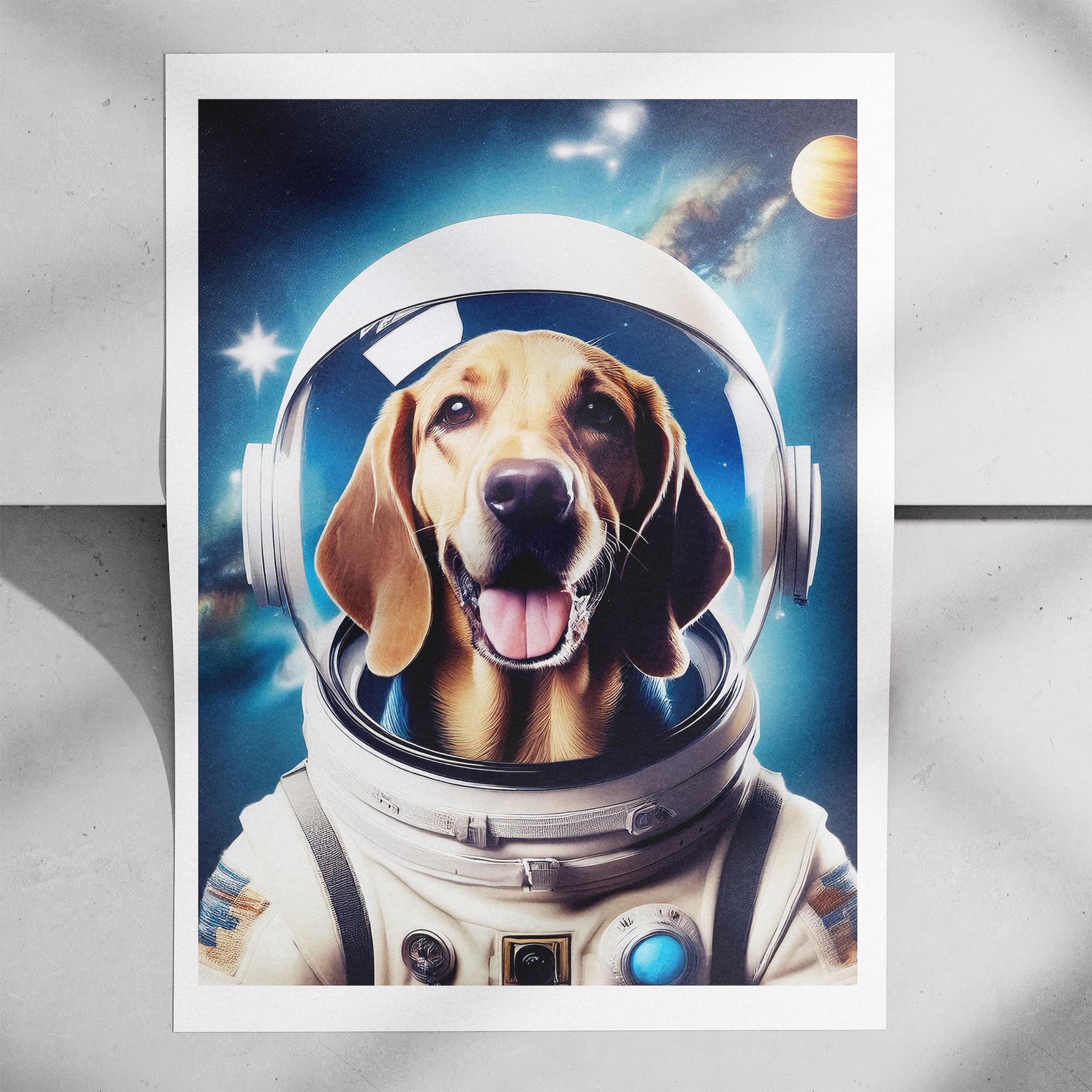 Bloodhound Astronaut Dog Series image 7
