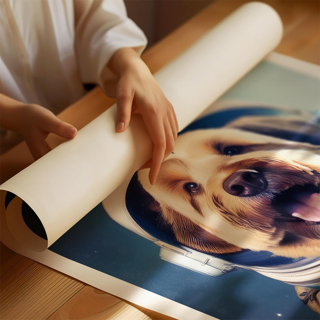 Old English Sheepdog Astronaut Dog Series image 1