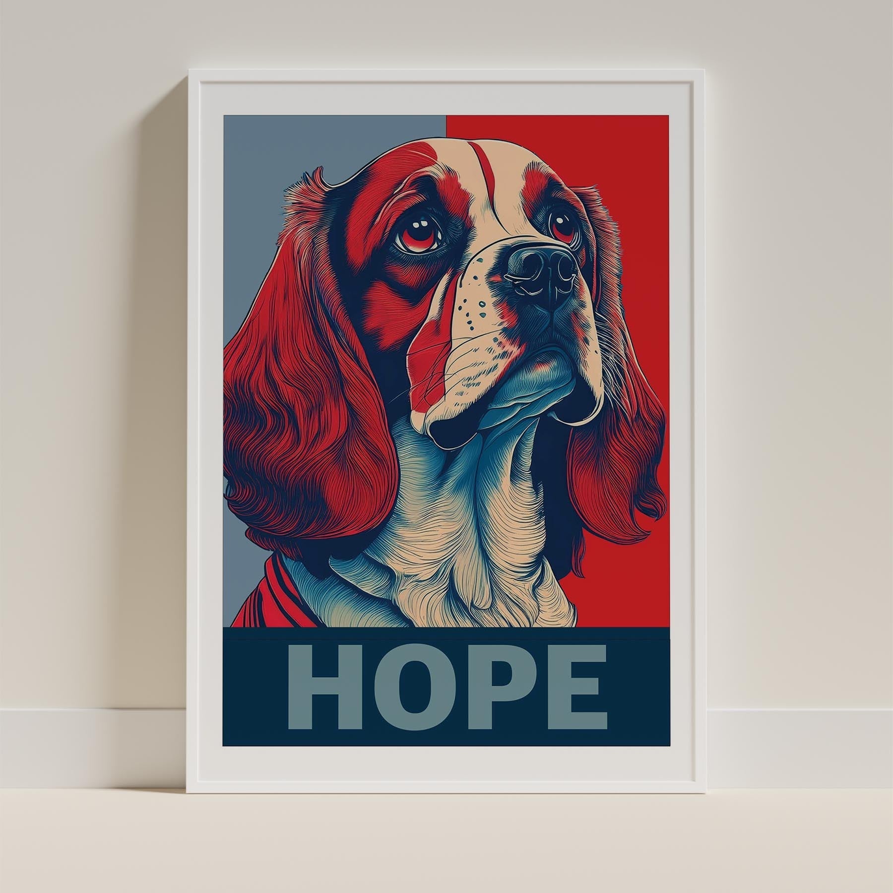 Cavalier Spaniel HOPE Series Inspired by the Obama Poster image 9