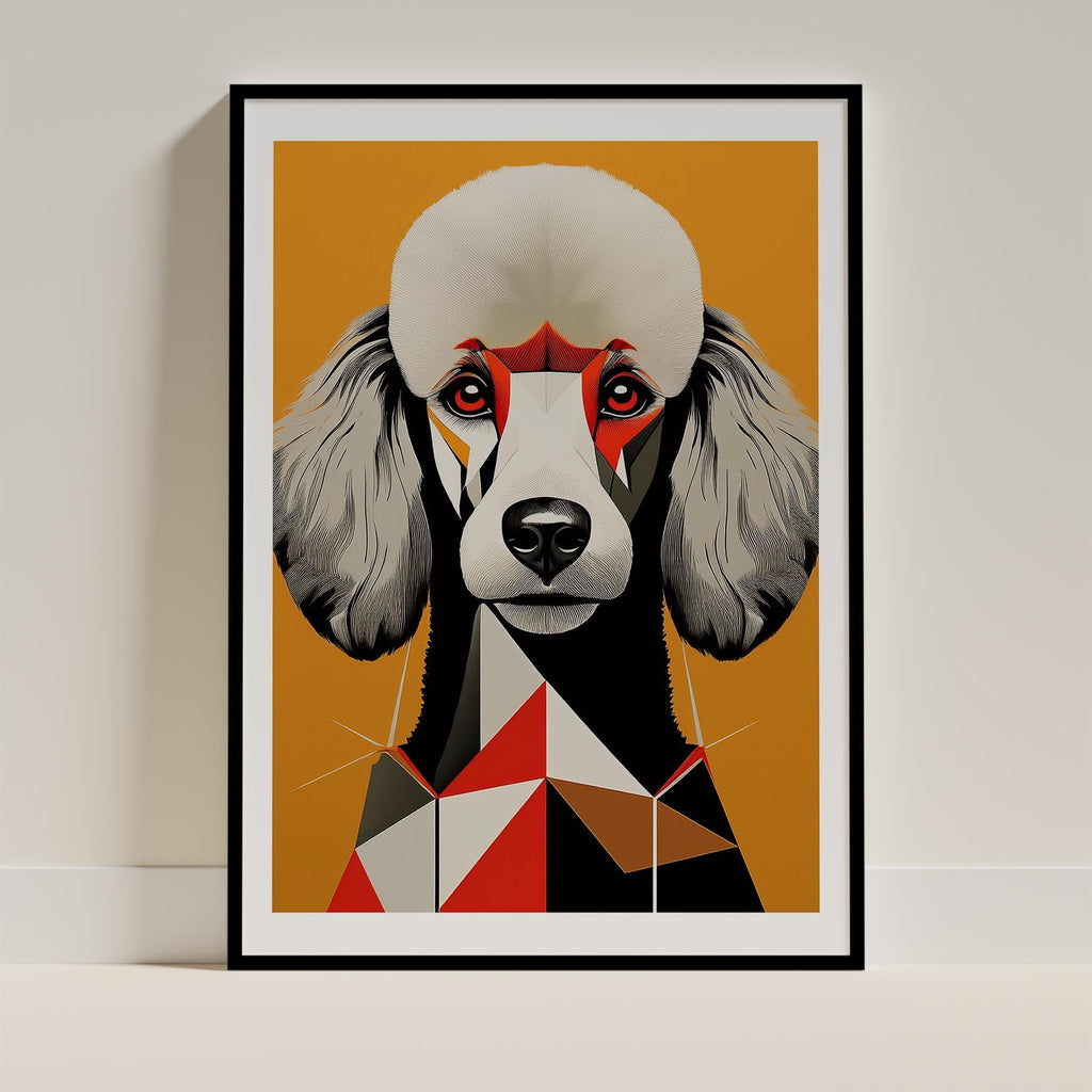 Poodle Geometric Orange Series image 0