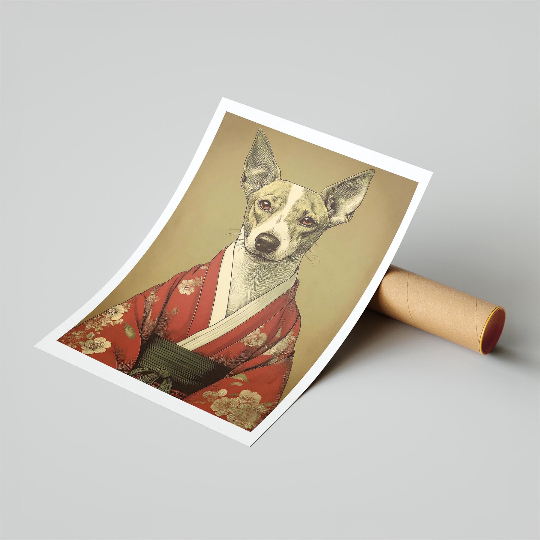 Fox Terrier Japanse Kimono Dog Series image 6