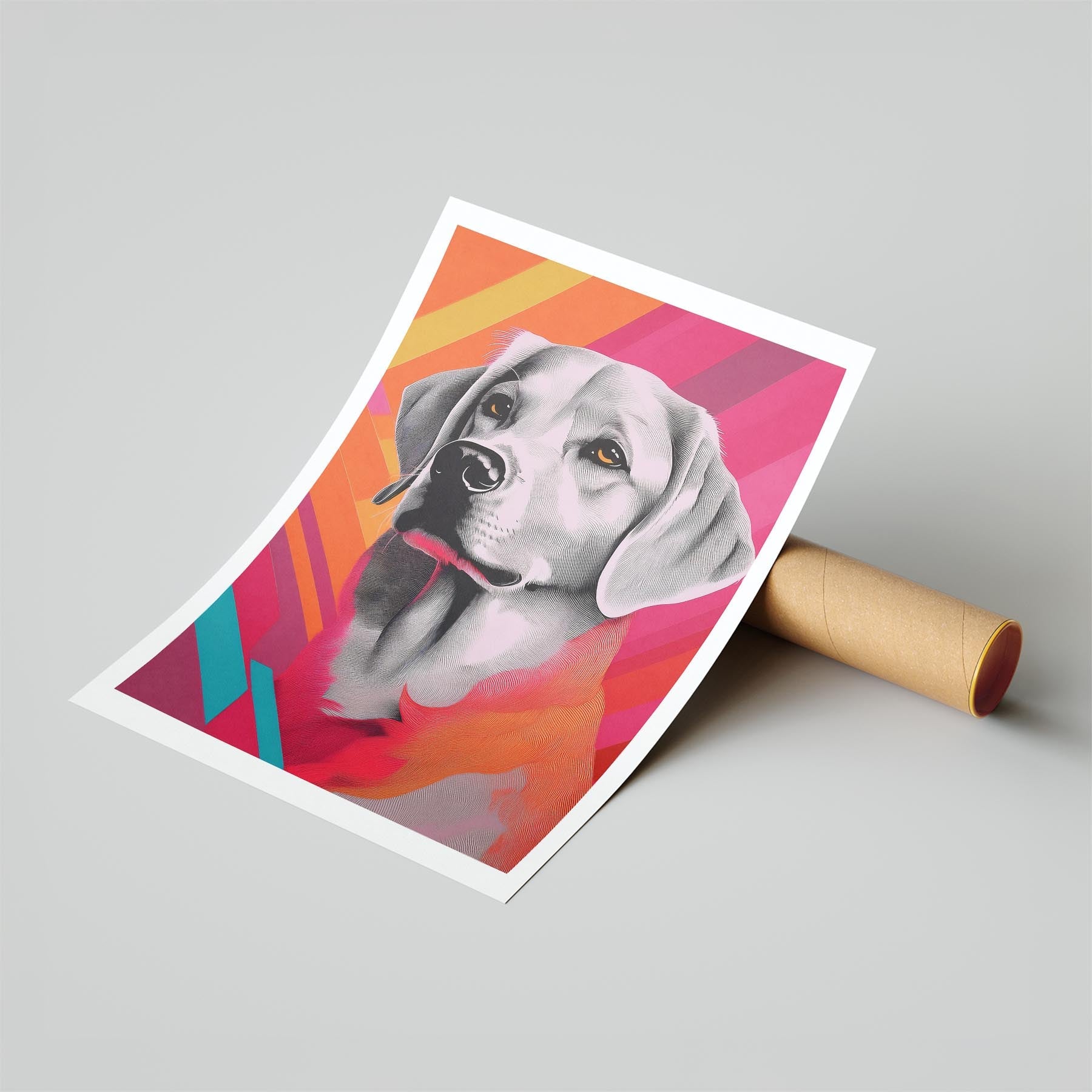 Golden Retriever Modern Pop Dog Series image 6