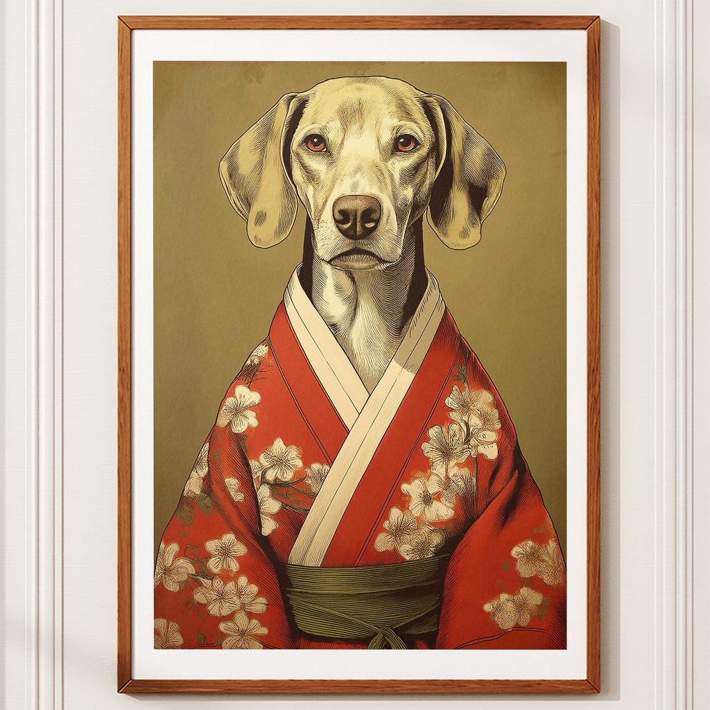 Hungarian Vizsla Japanse Kimono Dog Series image 10