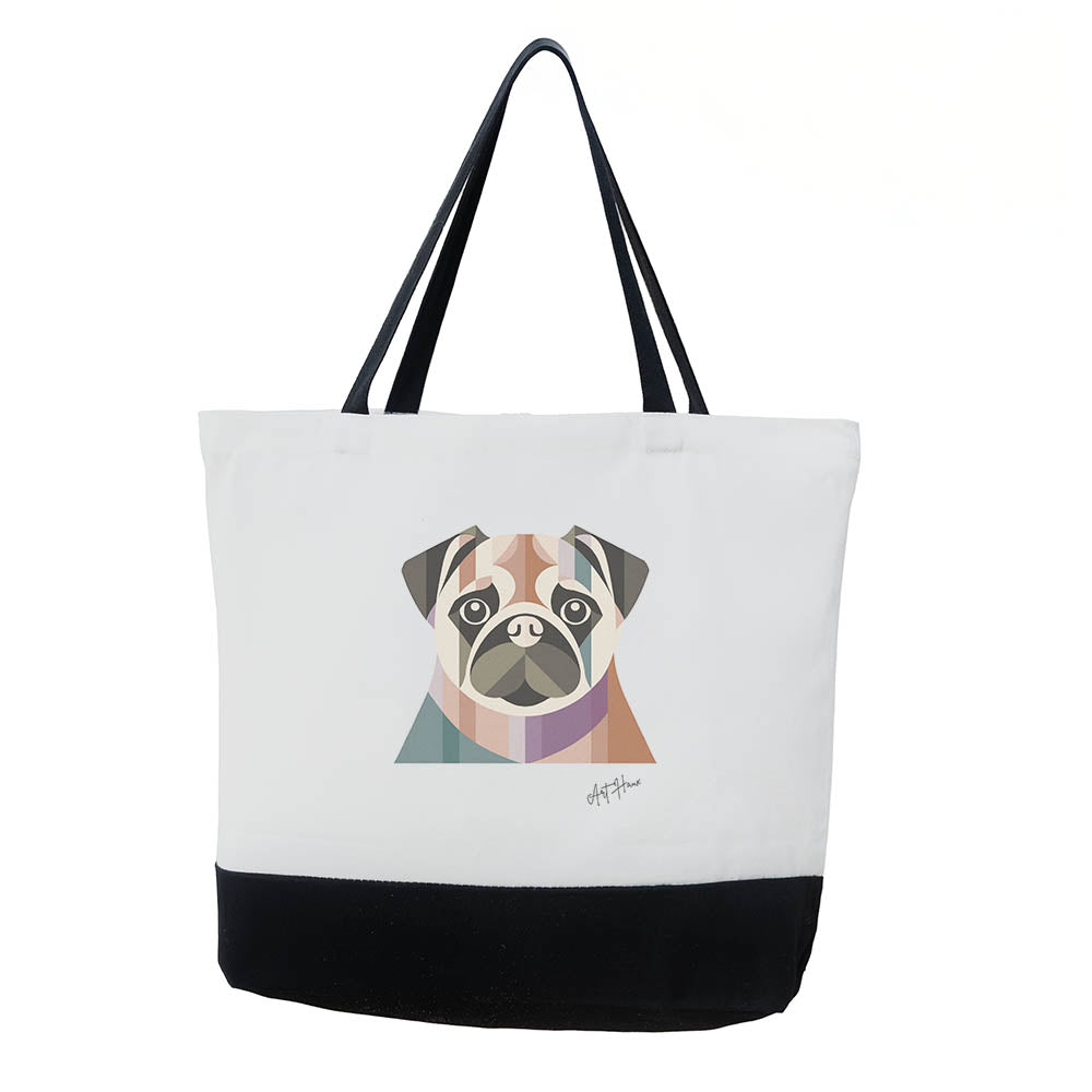 Pug Vintage Chic Graphic Bag image 0