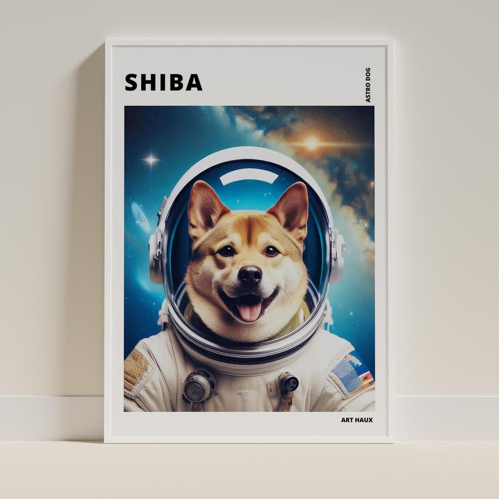 Shiba Astronaut Dog Series with Text Astro Dog image 9