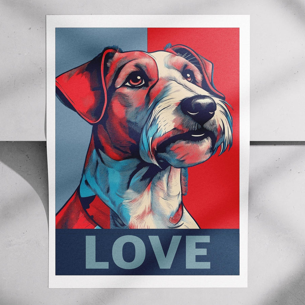 Fox Terrier LOVE Series Inspired by the Obama Poster image 7