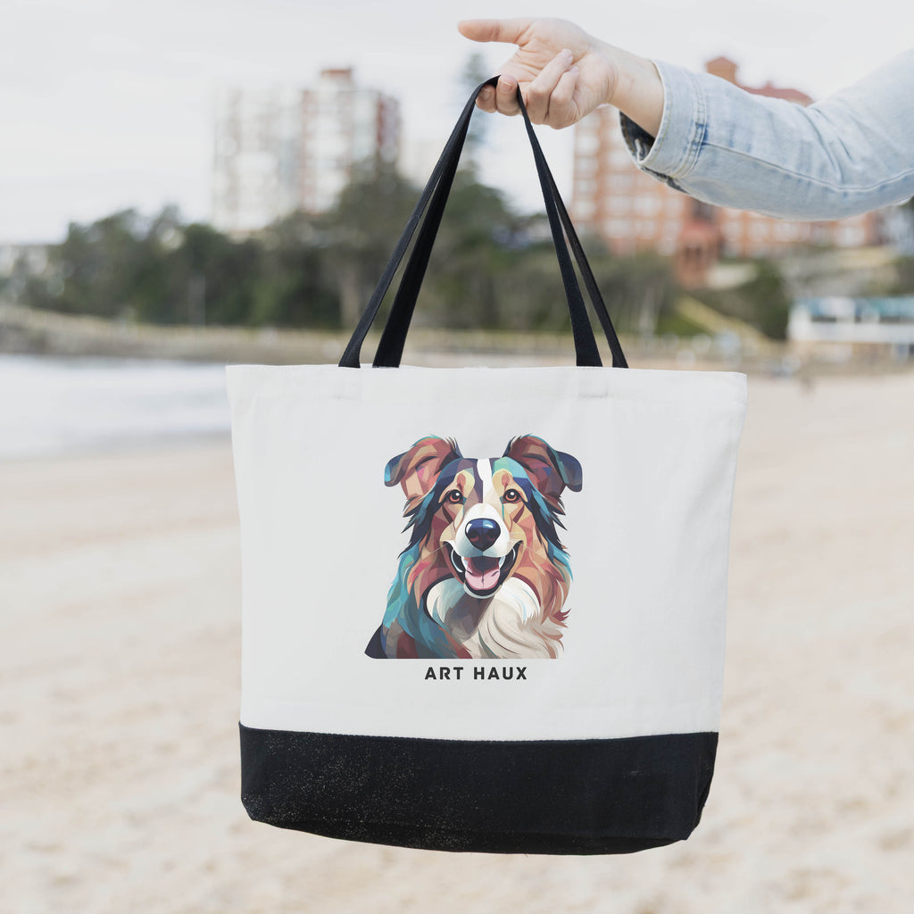 Shetland Sheepdog Chic Graphic Art Bag image 1