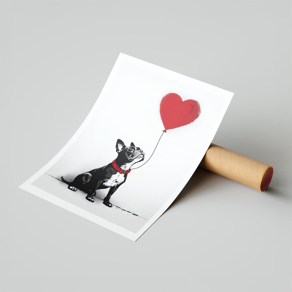 Boston Terrier DOGSY Series inspired by the Art of Banksy image 6