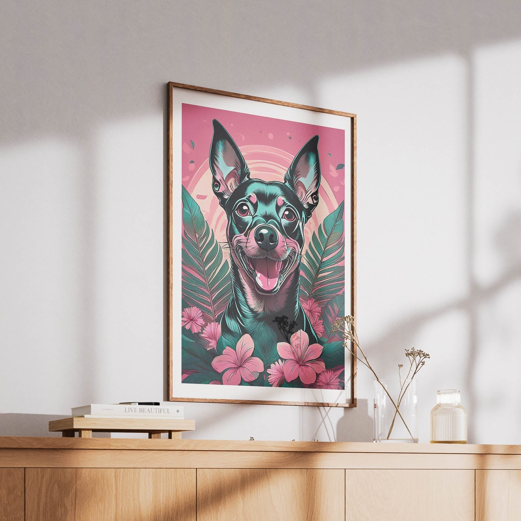 Pinscher Flowery Dog image 6