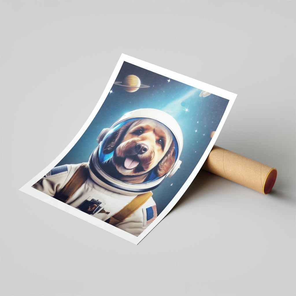 Spanish Water Dog Astronaut Dog Series image 6