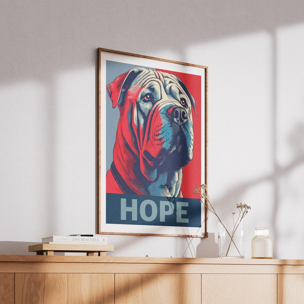 Shar Pei HOPE Series Inspired by the Obama Poster image 5