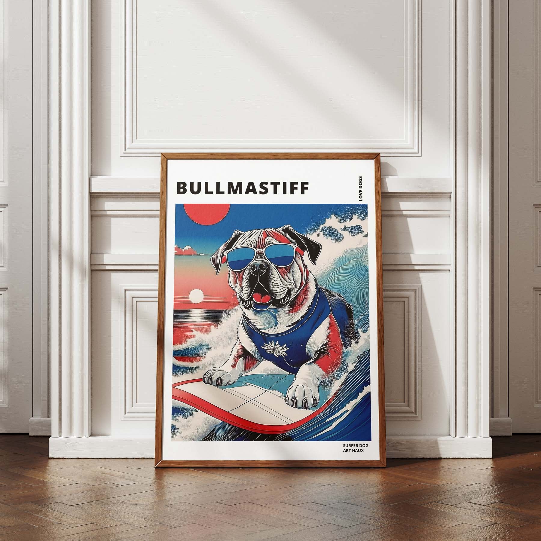 Bullmastiff Hokosai Surfer Dogs 1 image 4