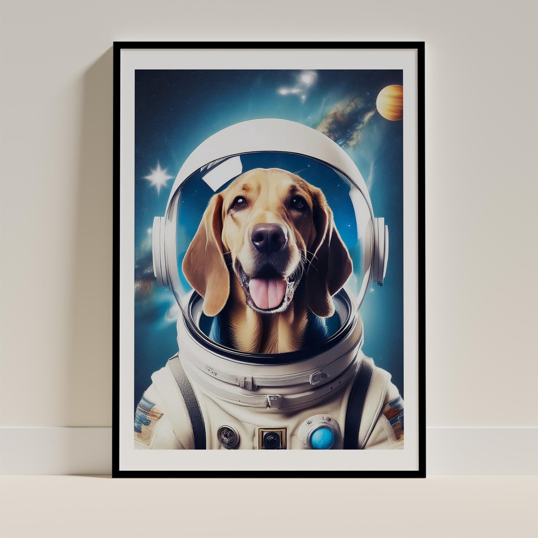 Bloodhound Astronaut Dog Series image 11