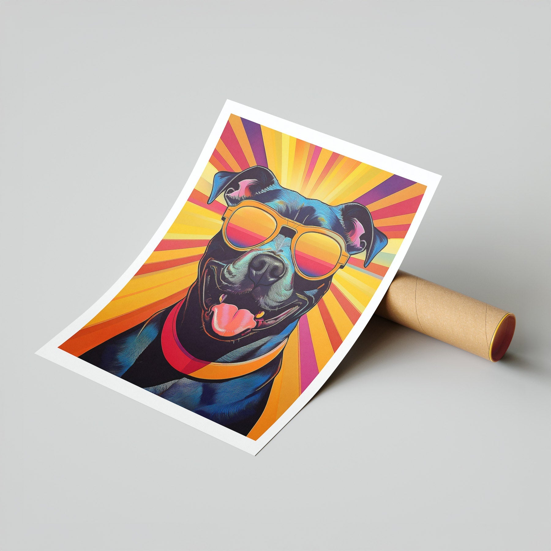 Dog In Colourful Sunnies 14 image 7