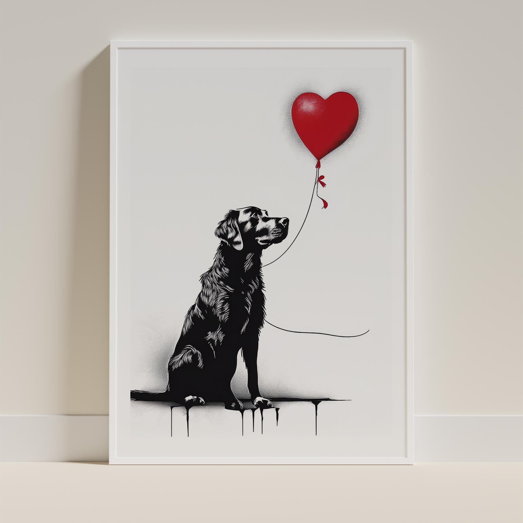 Murray River Retriever DOGSY Series inspired by the Art of Banksy image 9