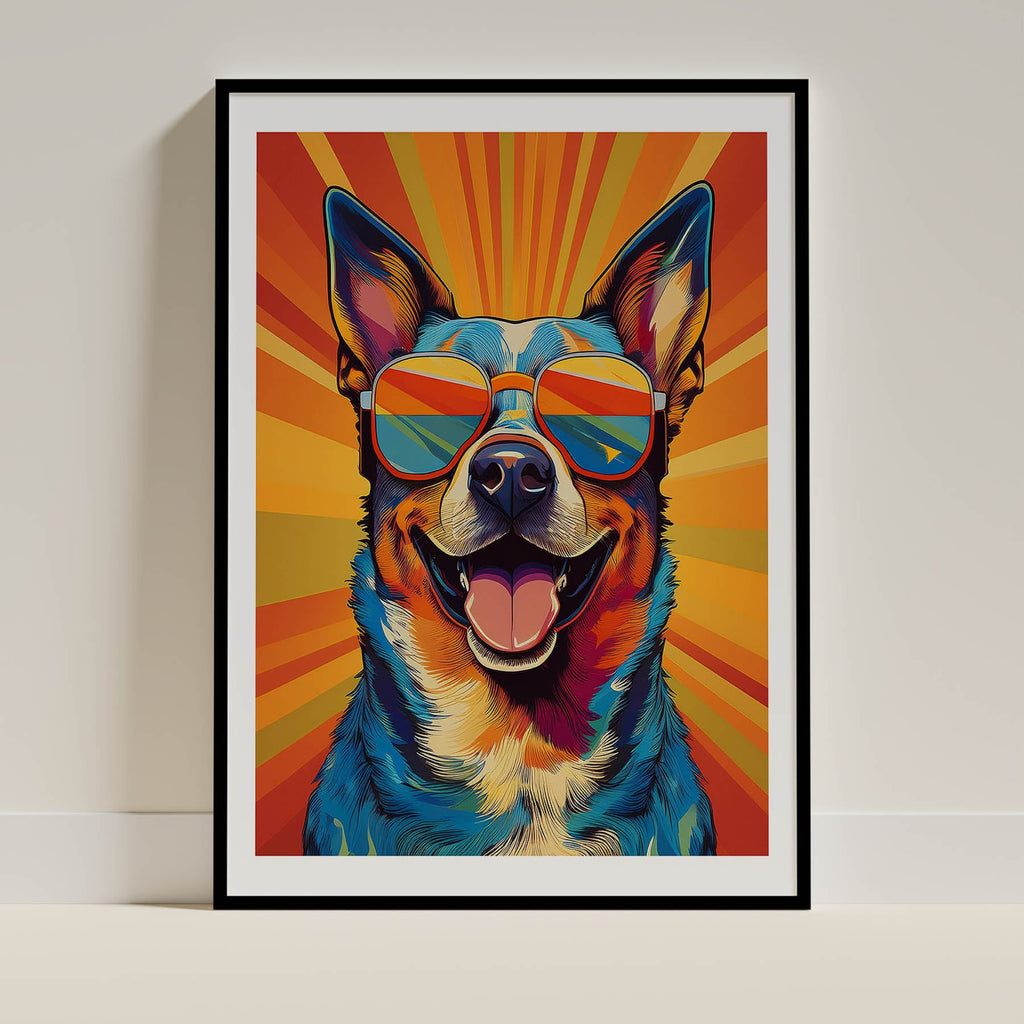 Cattle Dog In Colourful Sunnies 1 image 0