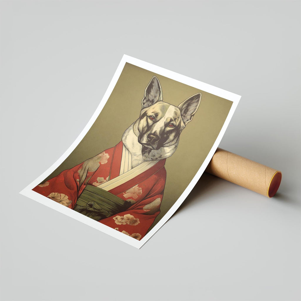 German Shepherd Japanse Kimono Dog Series image 6
