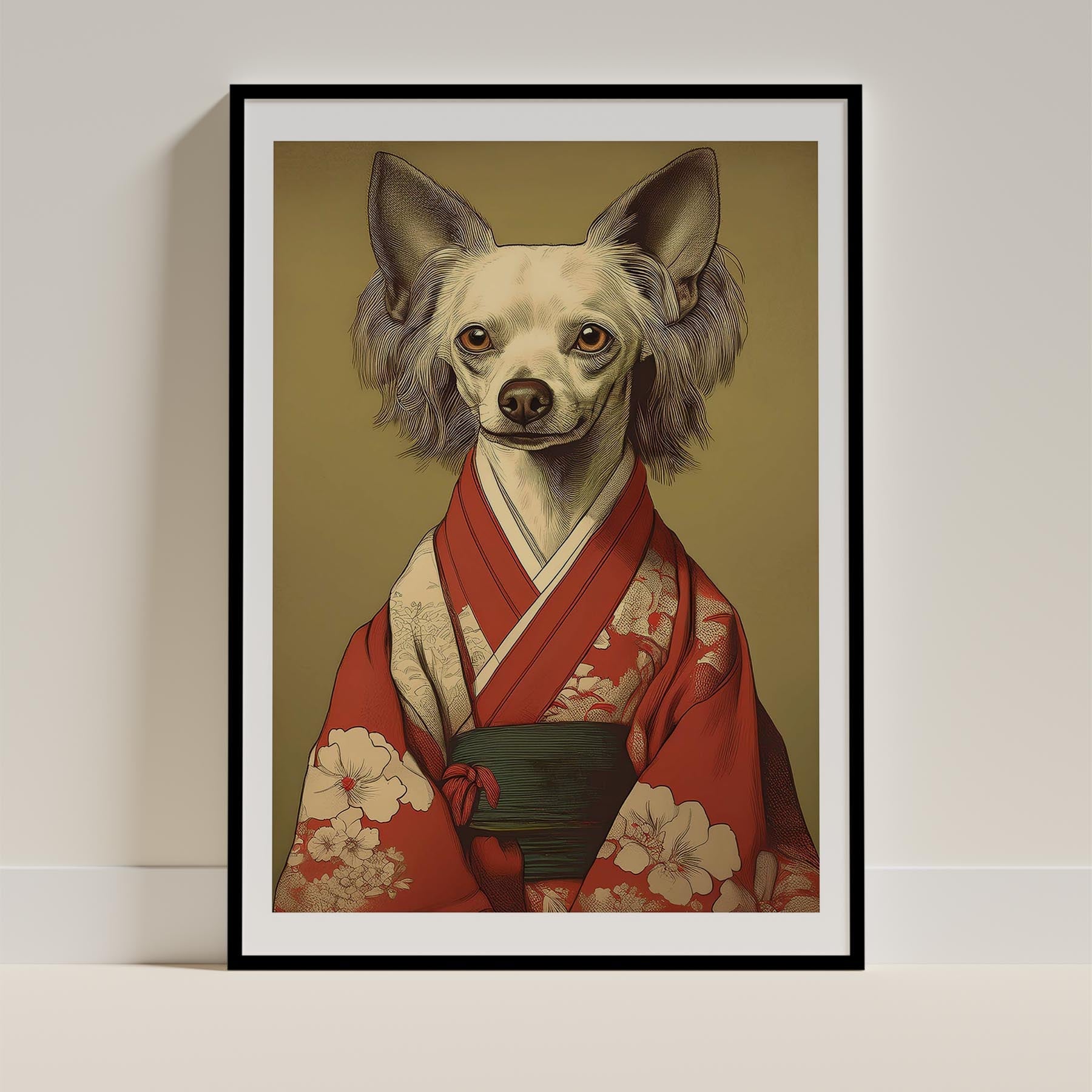 Chinese Crested Japanse Kimono Dog Series image 0