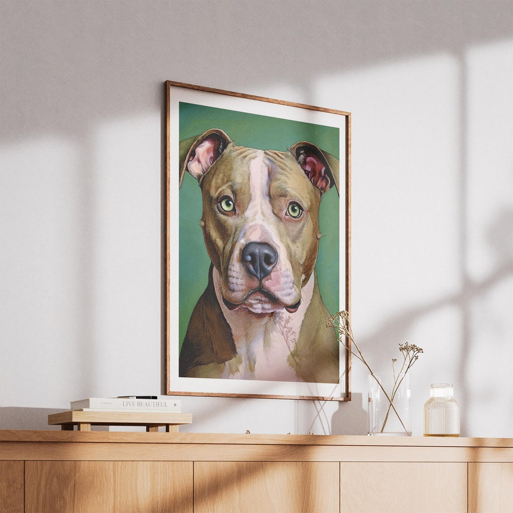 American Staffordshire Terrier Green Painted Series image 5