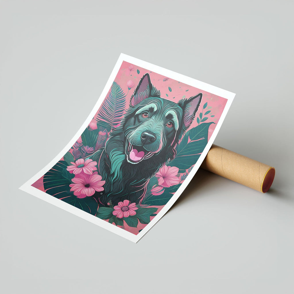 Wolfhound Flowery Dog image 7