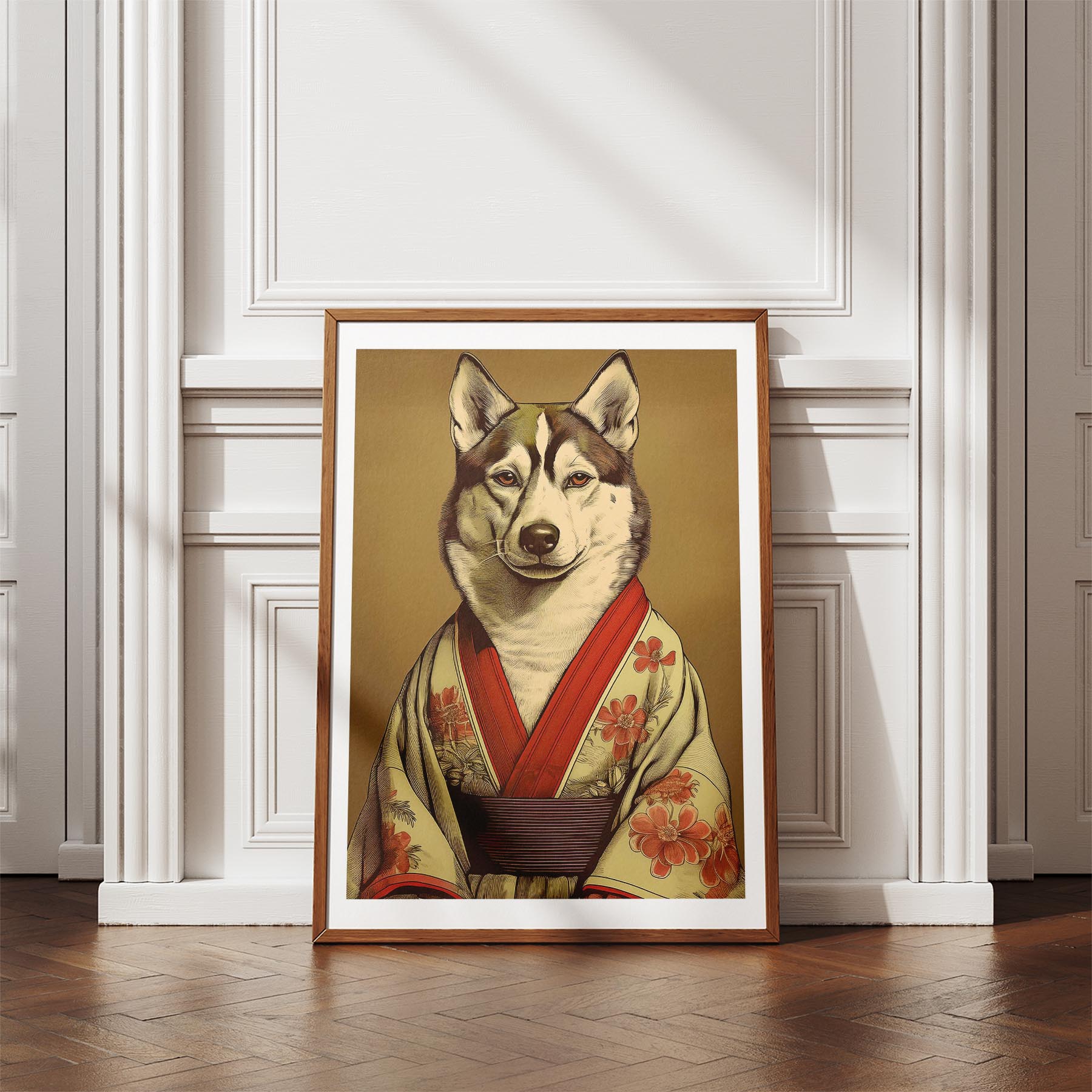 Siberian Husky Japanse Kimono Dog Series image 4