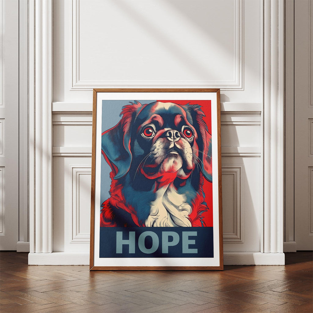 Pekingese HOPE Series Inspired by the Obama Poster image 4