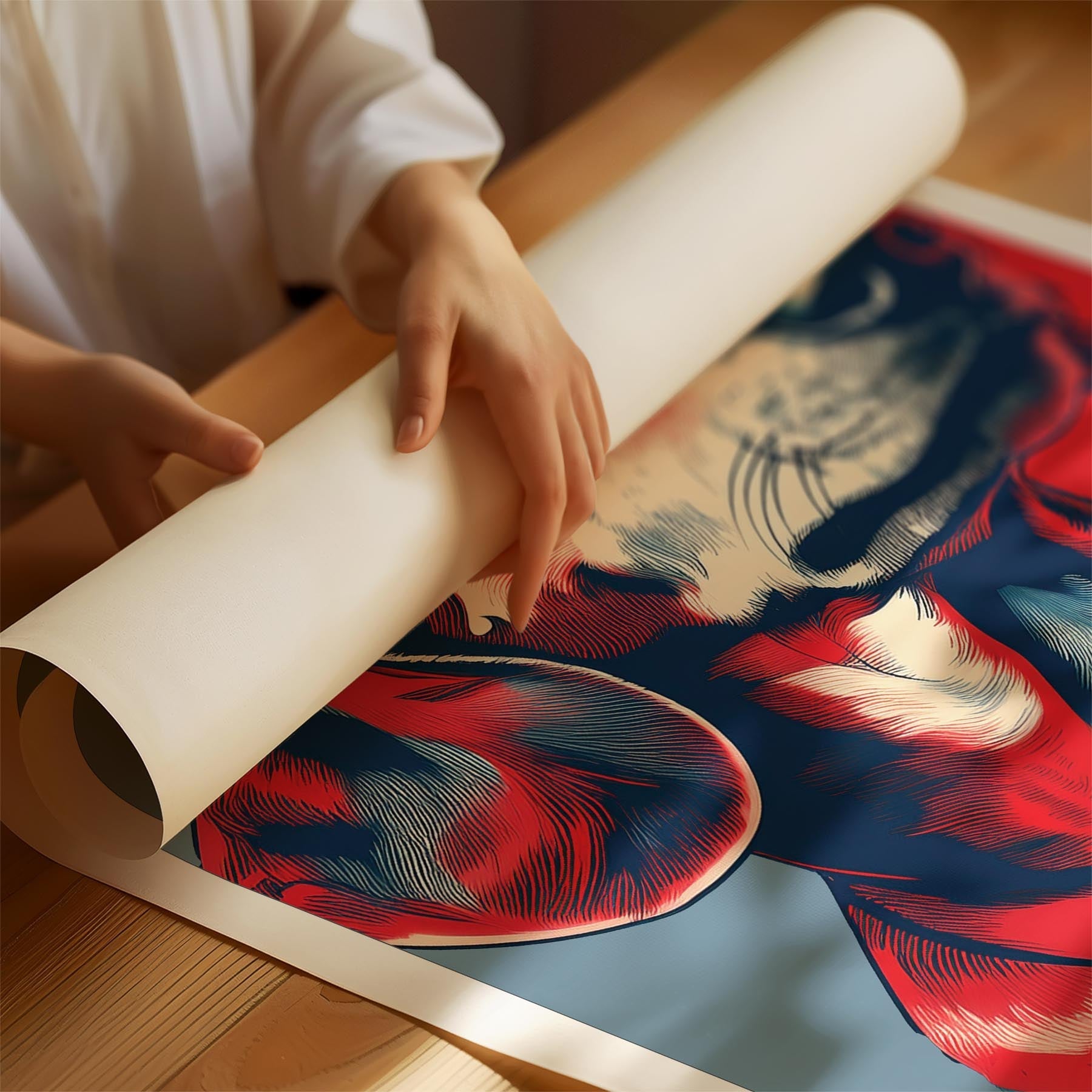 Dachshund HOPE Series Inspired by the Obama Poster image 1