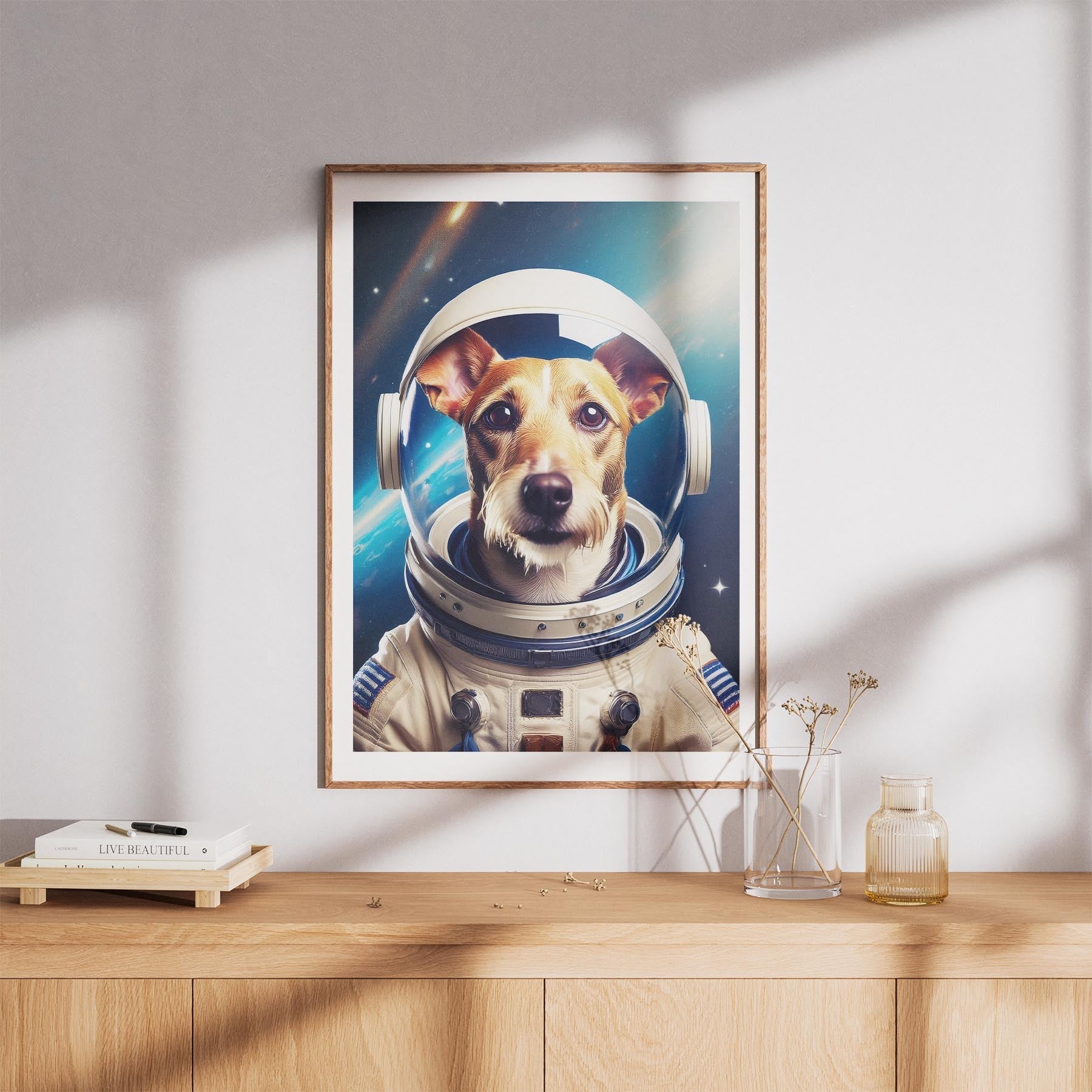 Fox Terrier Astronaut Dog Series image 8