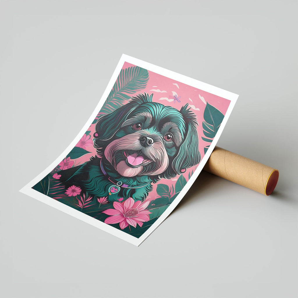 Shihpoo Flowery Dog image 7