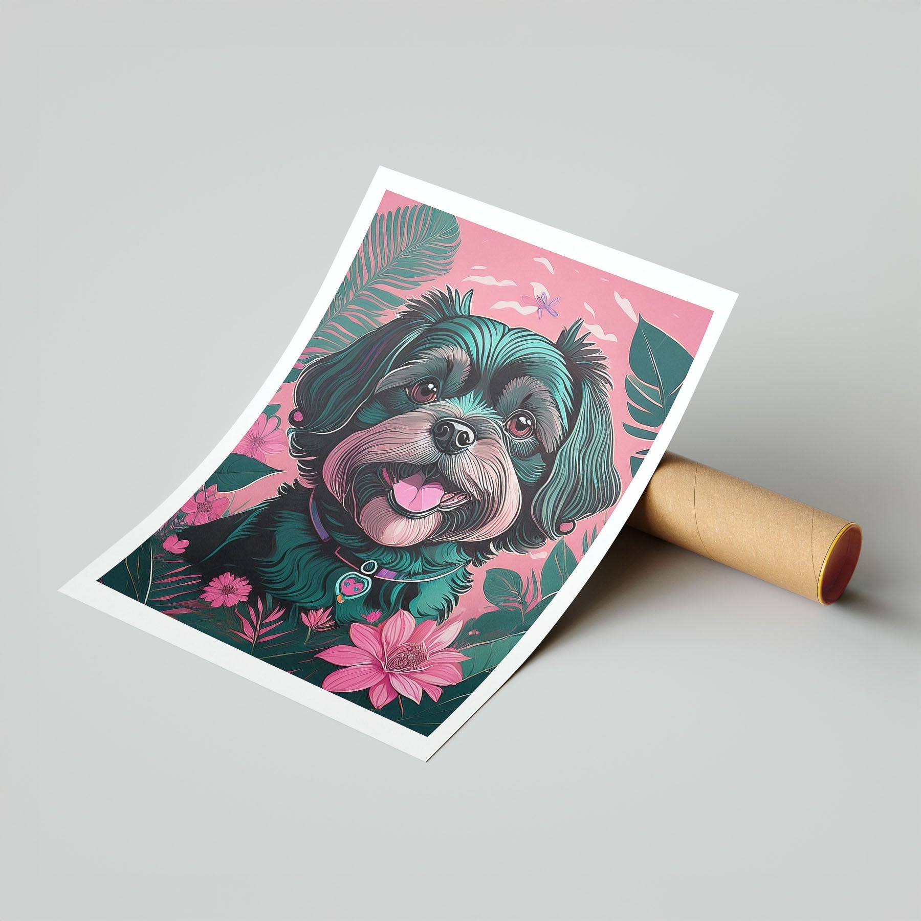 Shihpoo Flowery Dog image 7