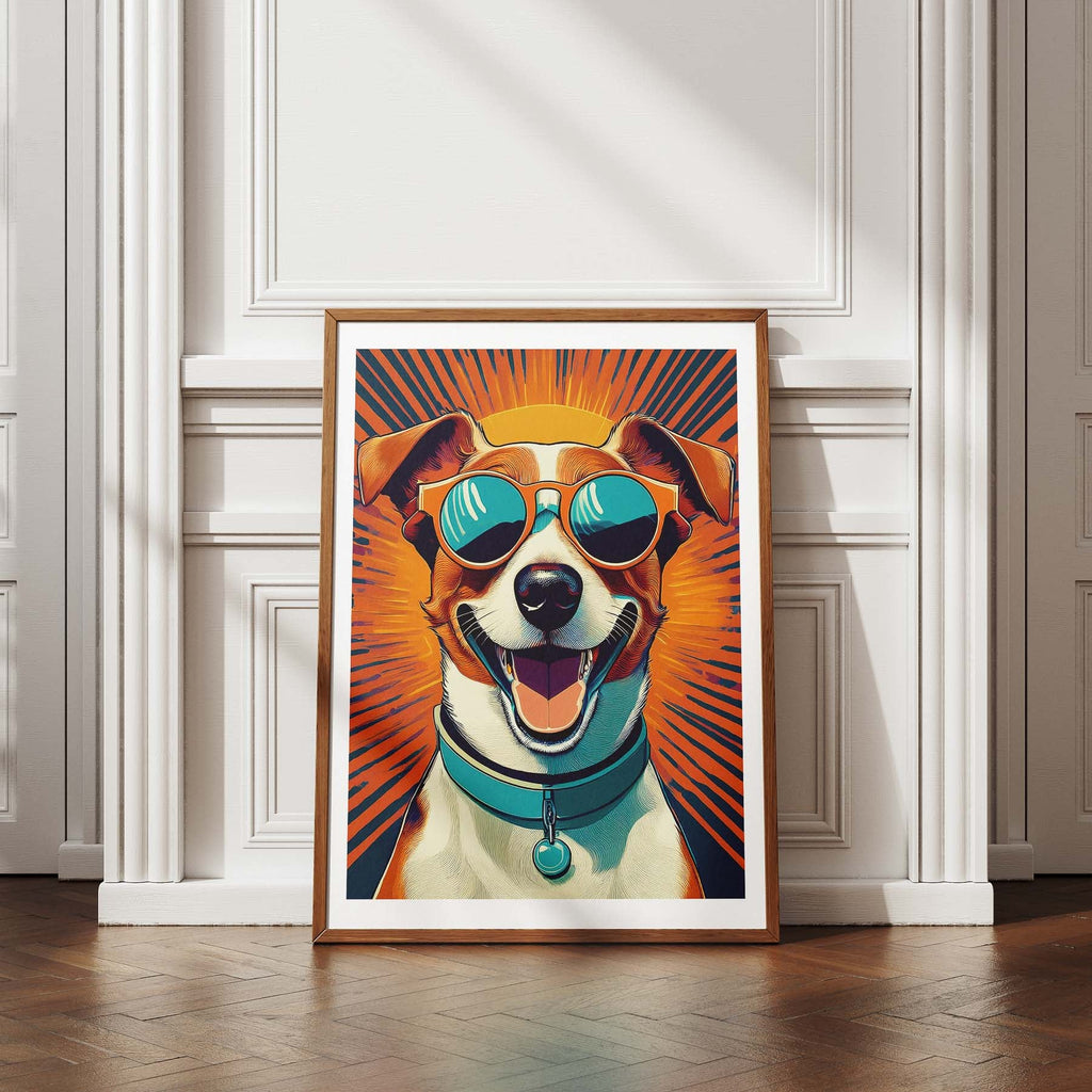 Jack Russell Terrier In Colourful Sunnies 2 image 4