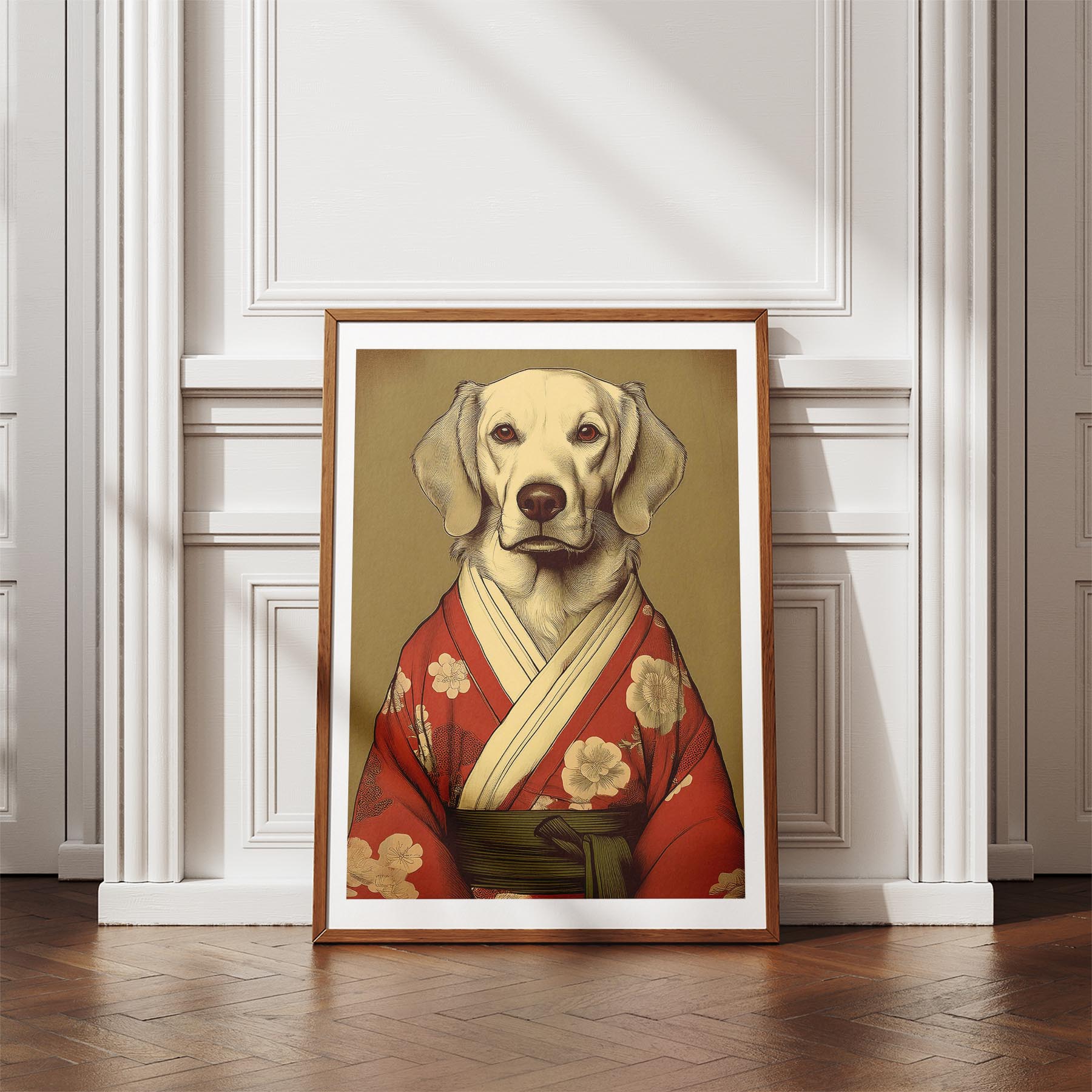 Golden Retriever Japanse Kimono Dog Series image 4