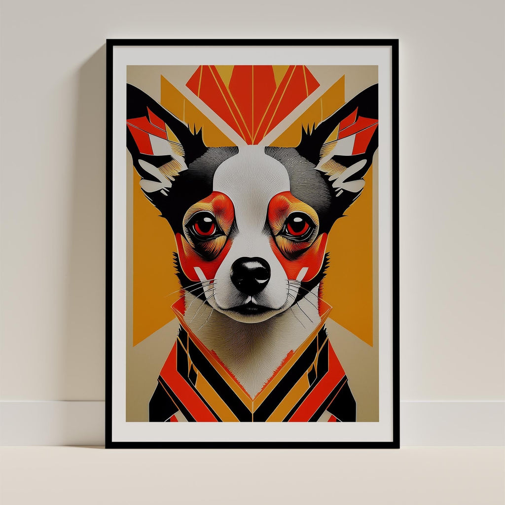 Chihuahua Geometric Orange Series image 0
