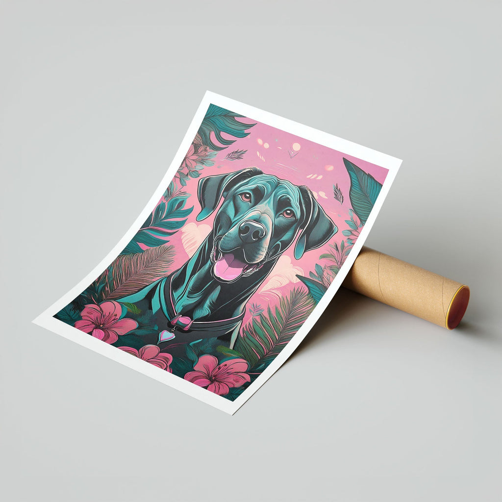 Great Dane Flowery Dog image 7