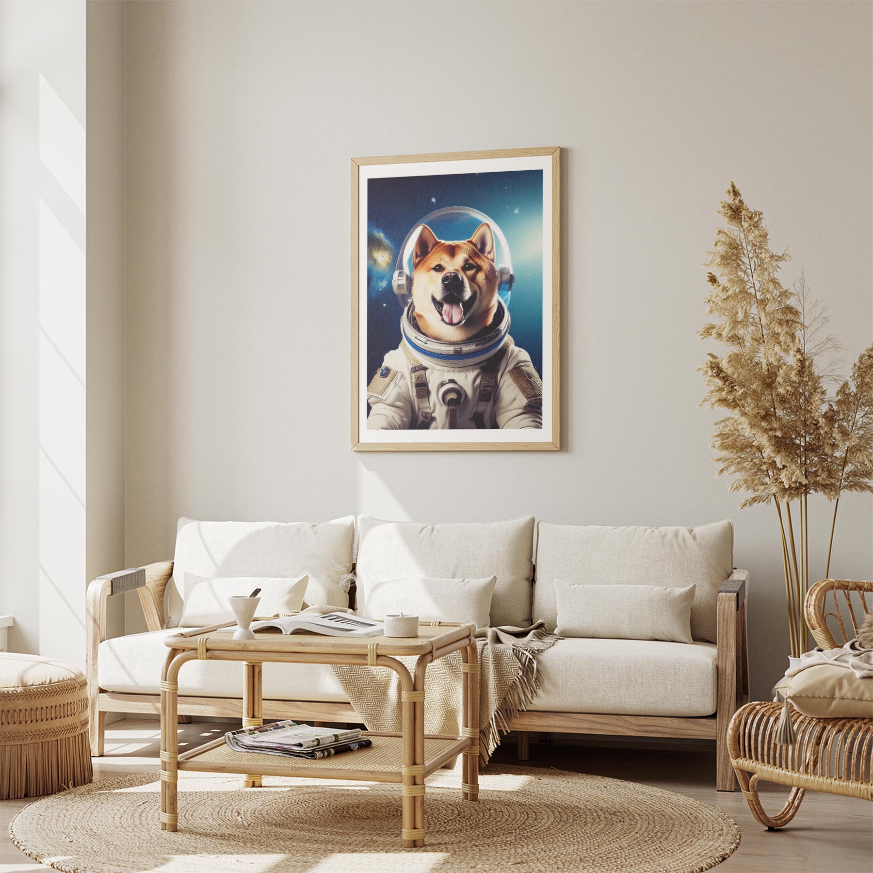 Akita Inu Astronaut Dog Series image 2