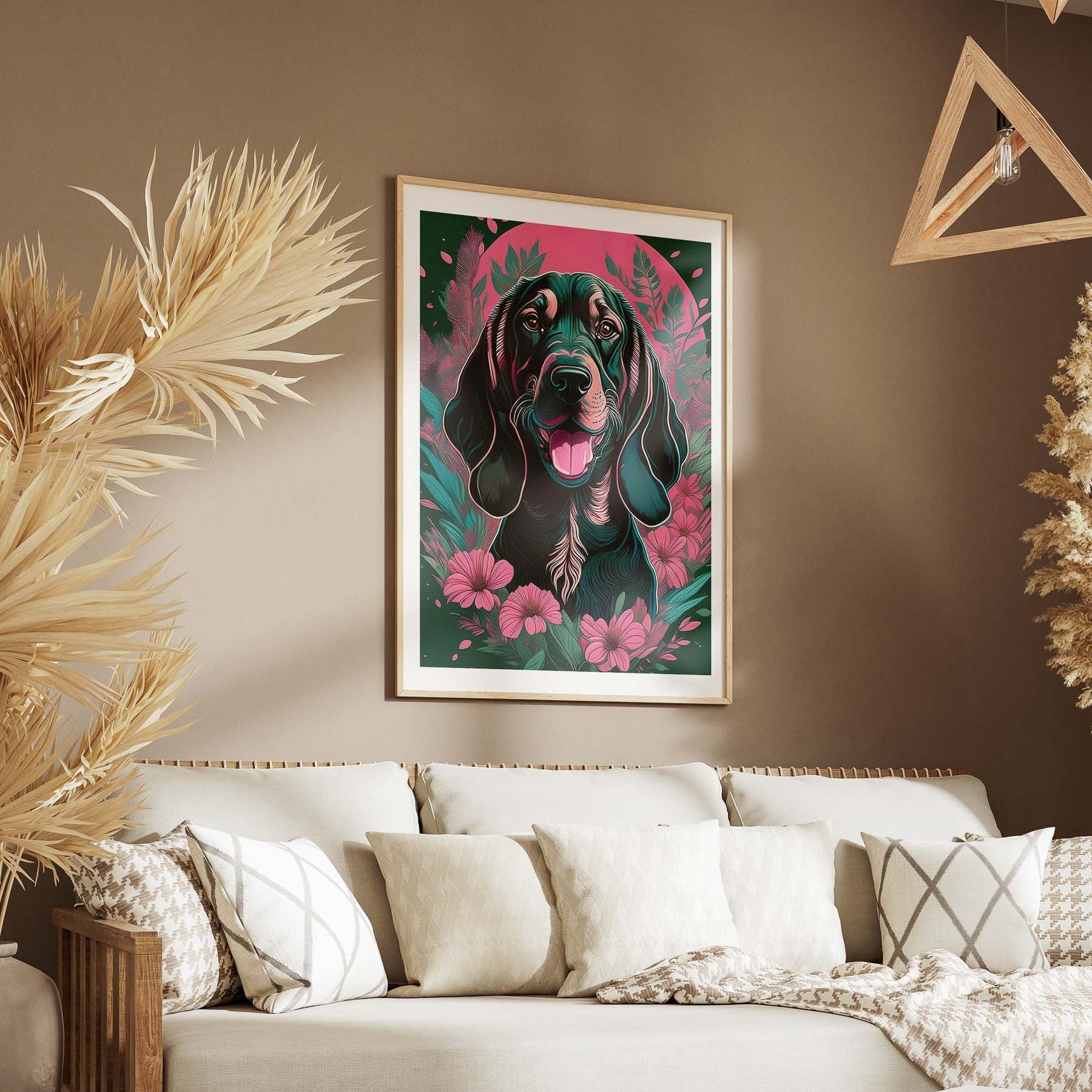 Bloodhound Flowery Dog image 5