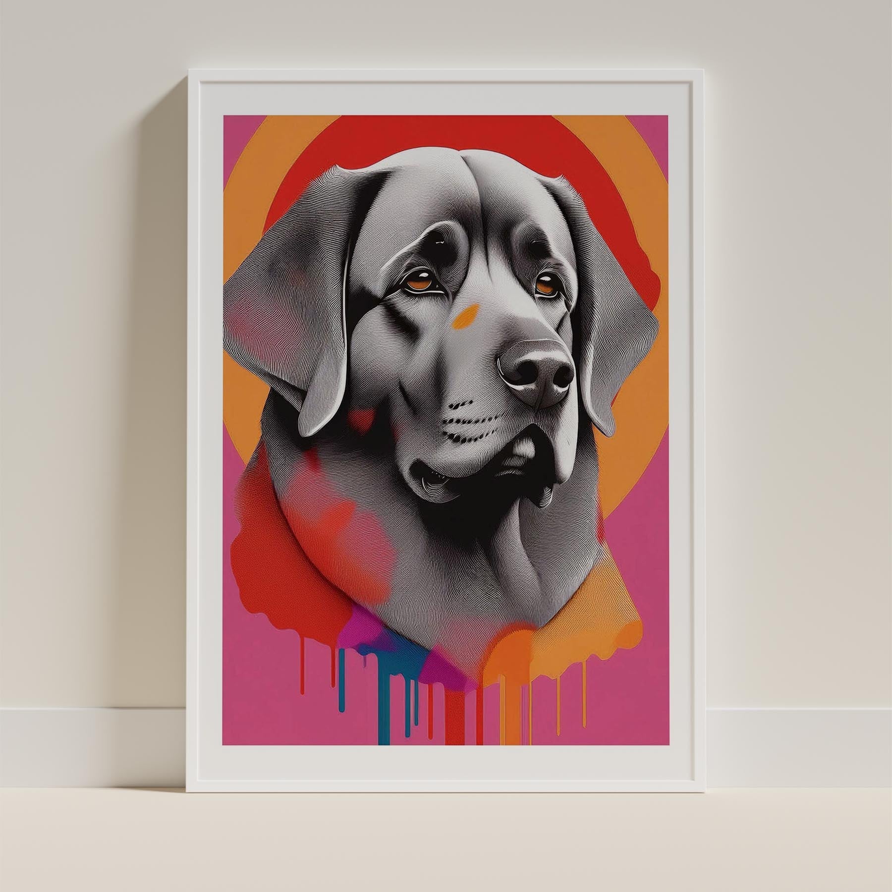 Newfoundland Modern Pop Dog Series image 9