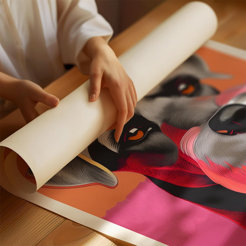 Schnauzer Modern Pop Dog Series image 1