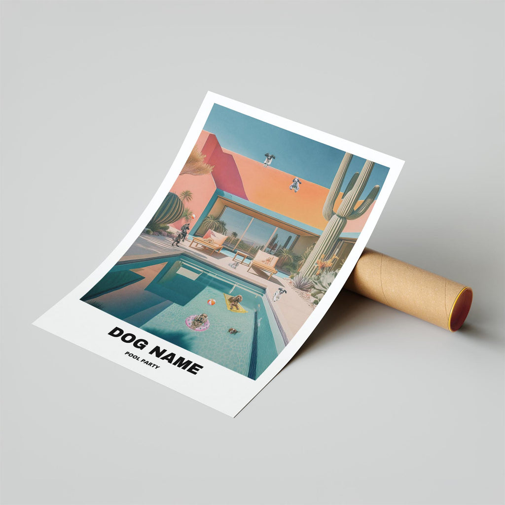 Cocker Spaniel Custom Pool Party WITH TEXT image 6