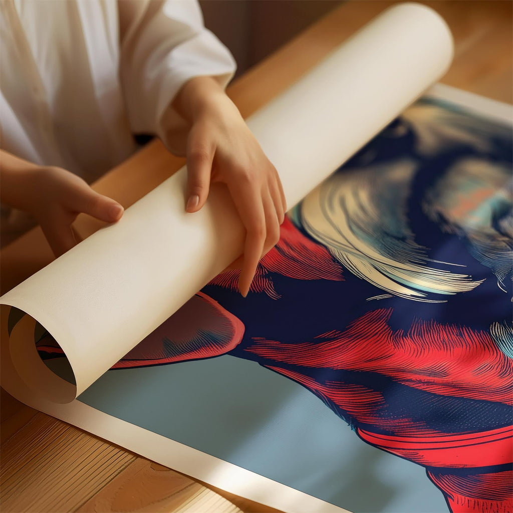 Irish Terrier LOVE Series Inspired by the Obama Poster image 1