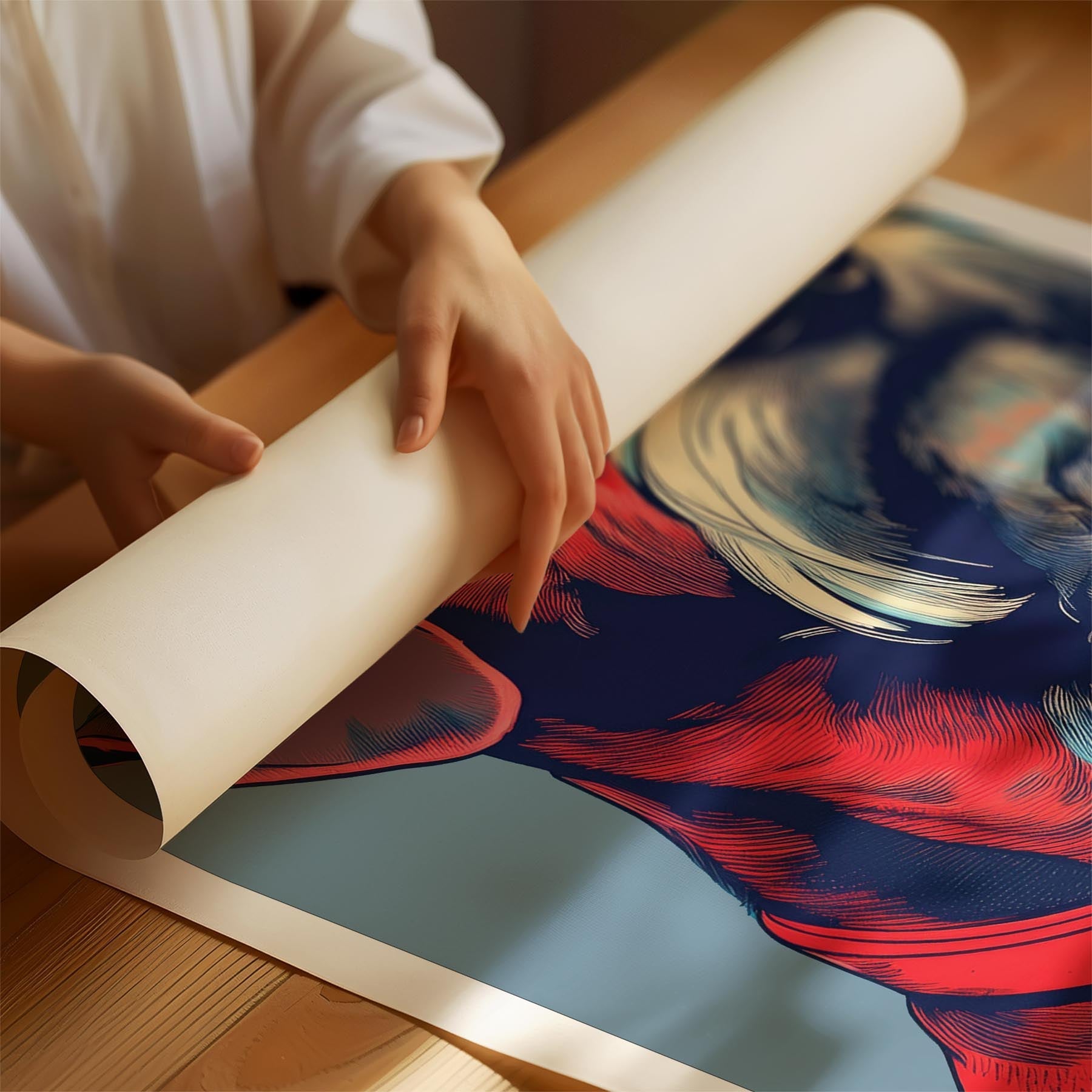 Irish Terrier LOVE Series Inspired by the Obama Poster image 1