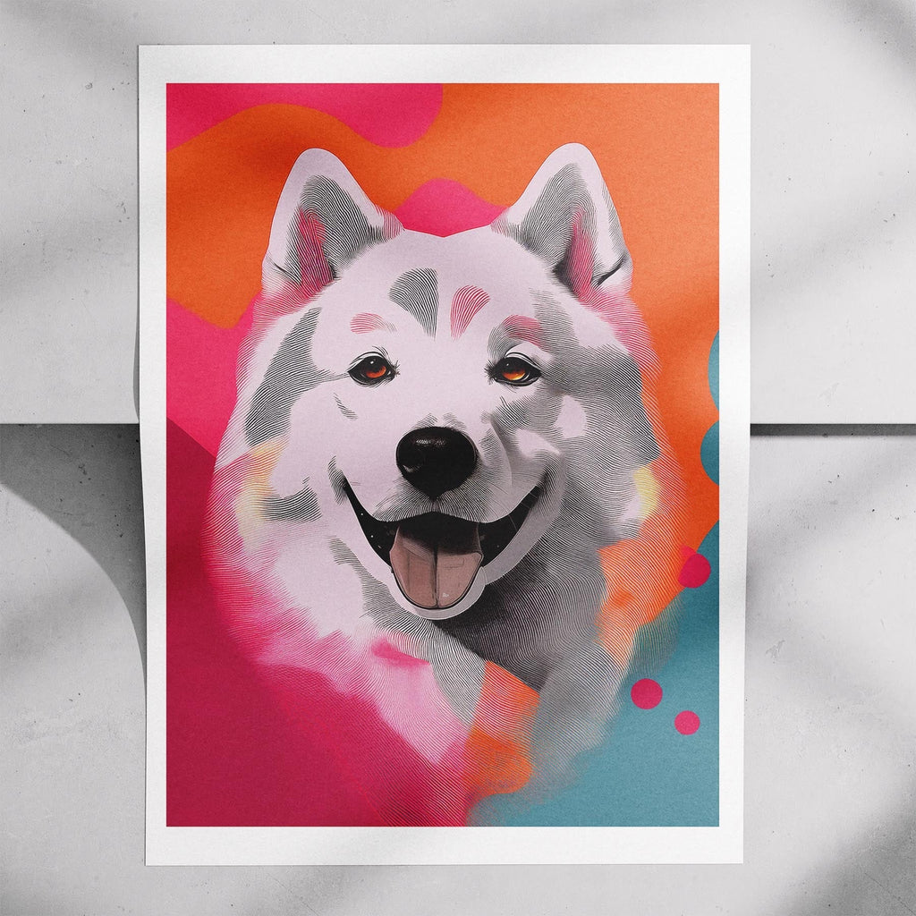 Samoyed Modern Pop Dog Series image 7