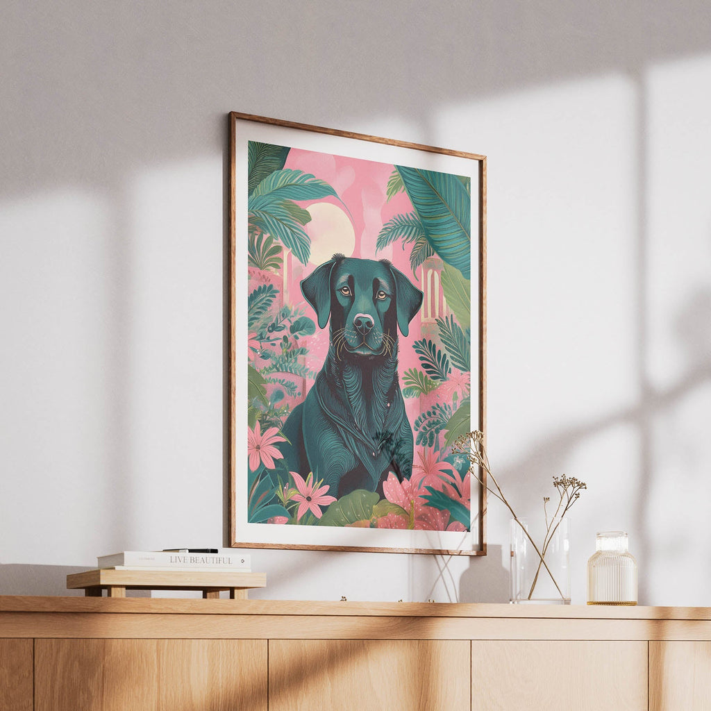 Labrador Retriever Flowery Dog image 6