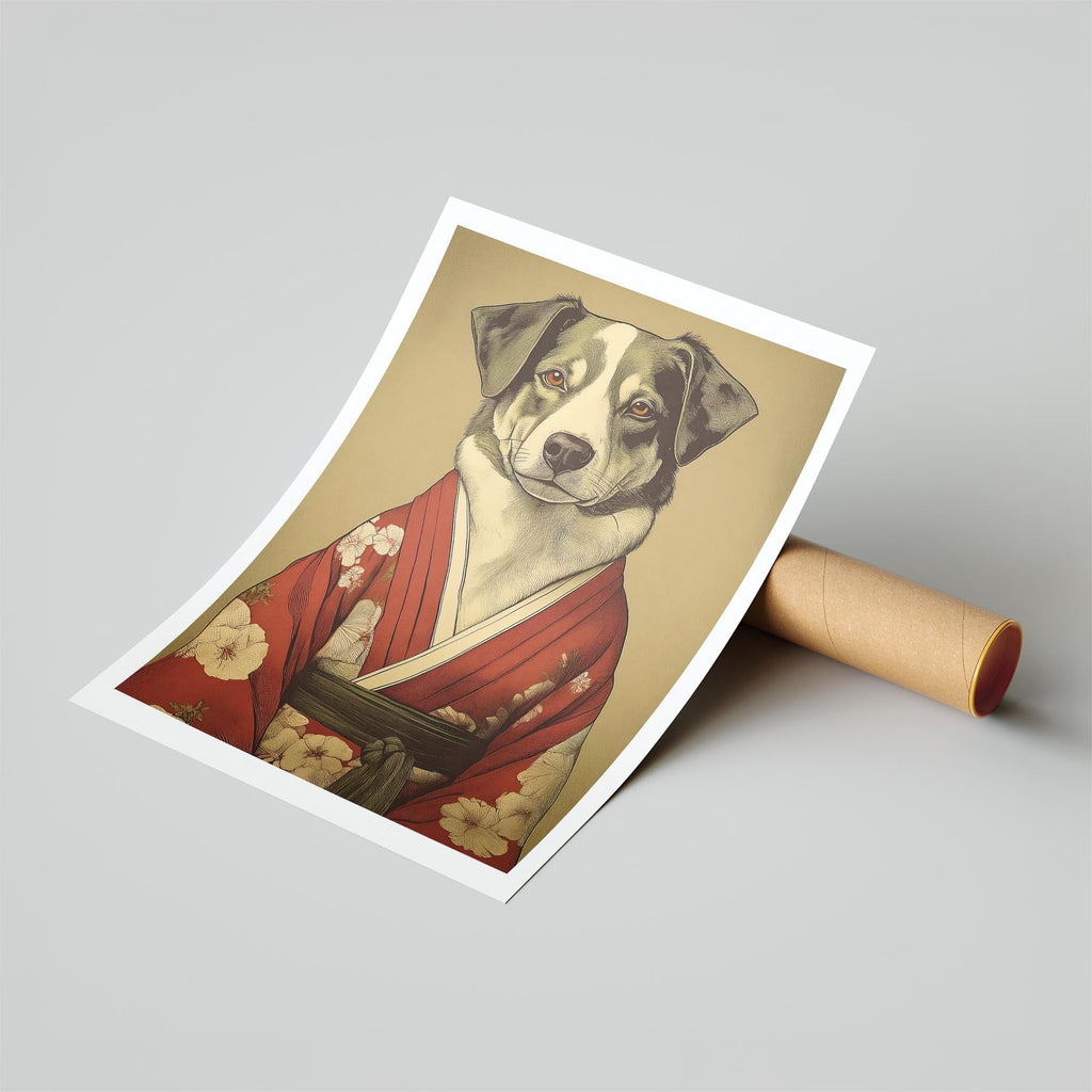 Australian Shepherd Japanse Kimono Dog Series image 6